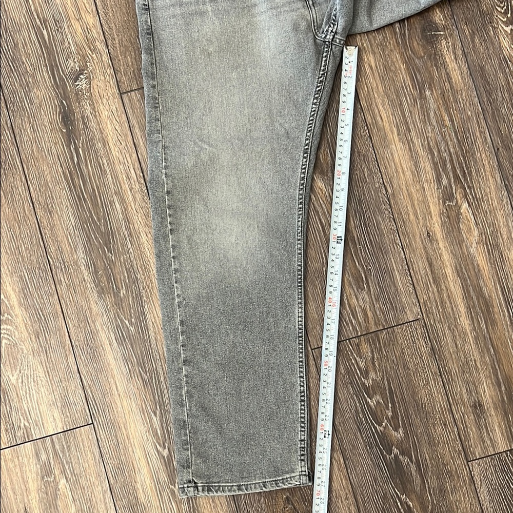 Levi's 505 Gray Mens 38 x 29 Denim Stretch Jeans - Picture 11 of 14